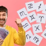 segni zodiacali e persona con soldi