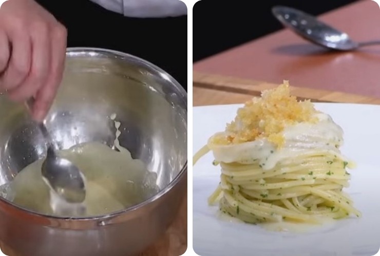 preparazione spaghetti aglio olio